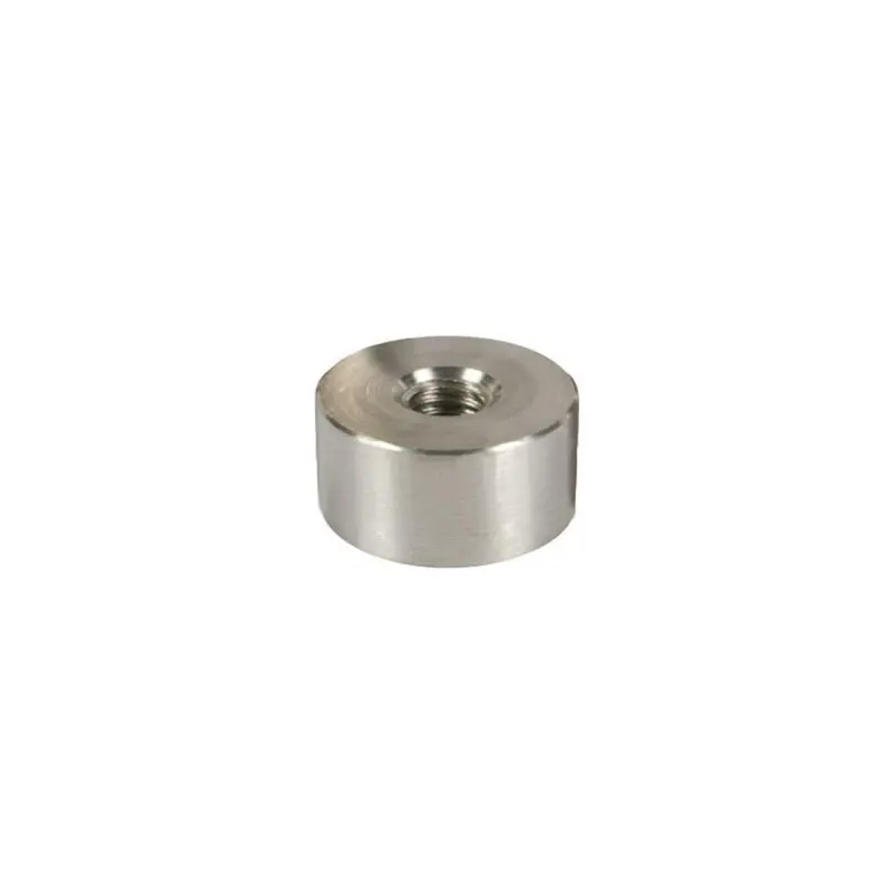 0.75-Inch-Tall Brushed Stainless Steel Standoff Base – 2-Inch Diameter 1