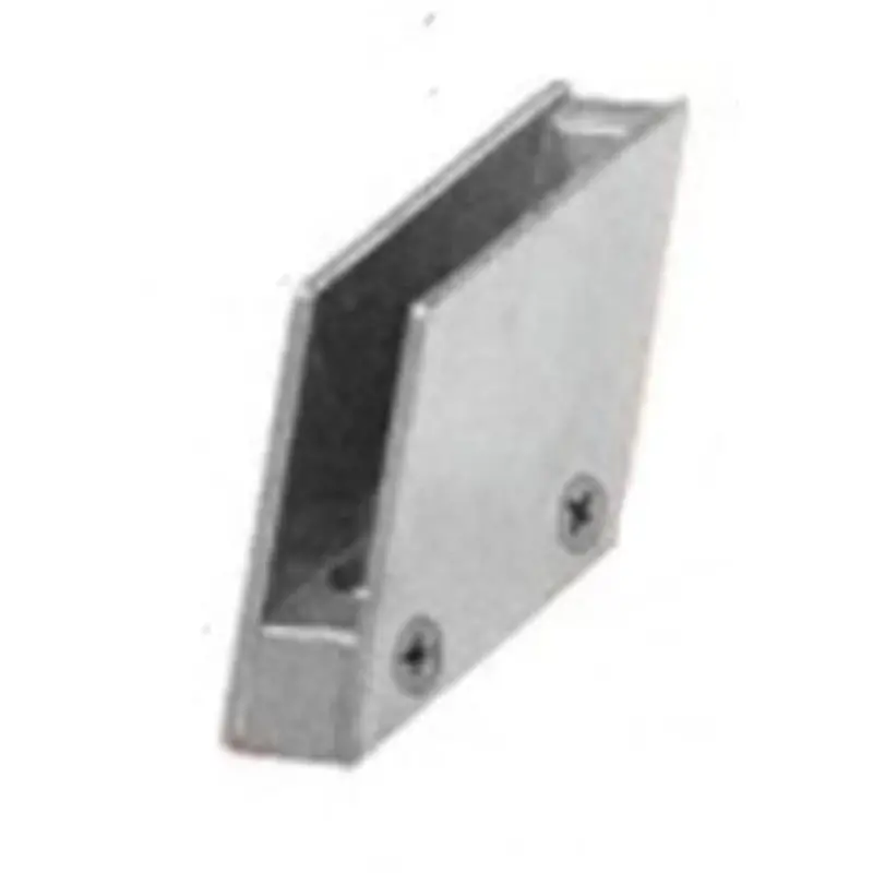 1/2" 128° Slant Obtuse-End C-Type Stair & Walkway Railing Clamp 1