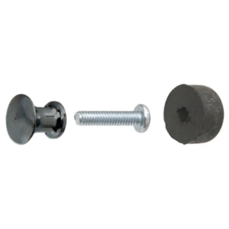 1/2" Diameter Aluminum Knobs For Sliding Glass Or Panel Doors – Minimalist Round Pulls 1