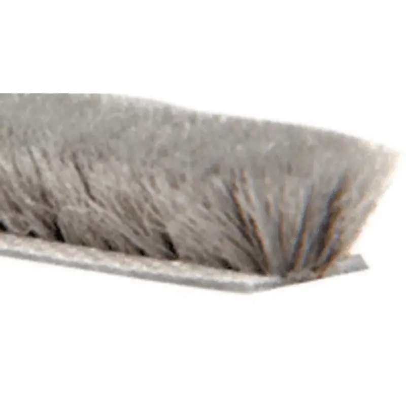 1/4" Backing Pile Weatherstrip With 5/32" Brush Seal – Door And Window Draft Barrier 1