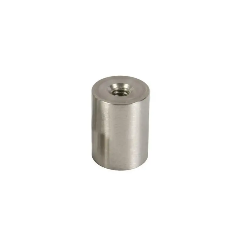 1.5-Inch-Tall Brushed Stainless Steel Standoff Base – 1.25-Inch Diameter 1