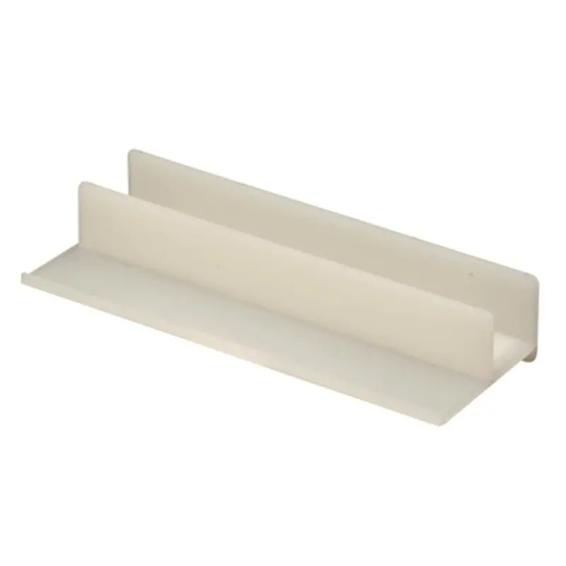 1-9/16" Wide Plastic Bottom Guide – Framed Sliding Shower Door Replacement 1