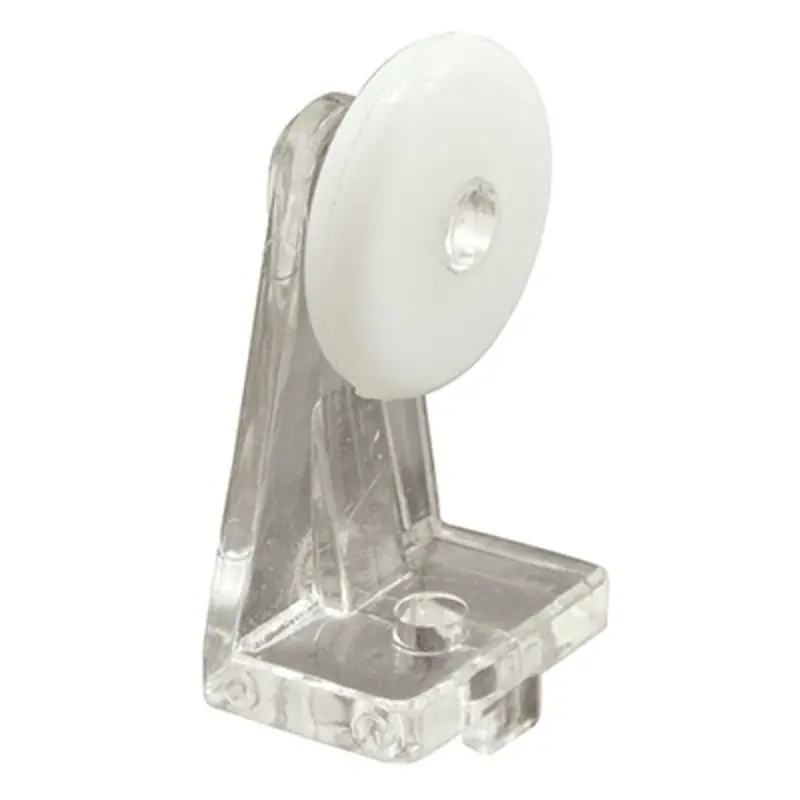 1" Oval-Edge Nylon Shower Door Roller – Includes Integrated Nylon Mounting Bracket 1