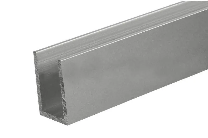 1" X 1-1/2" X 1/8" Anodized Aluminum U-Channel – Structural Grade 1
