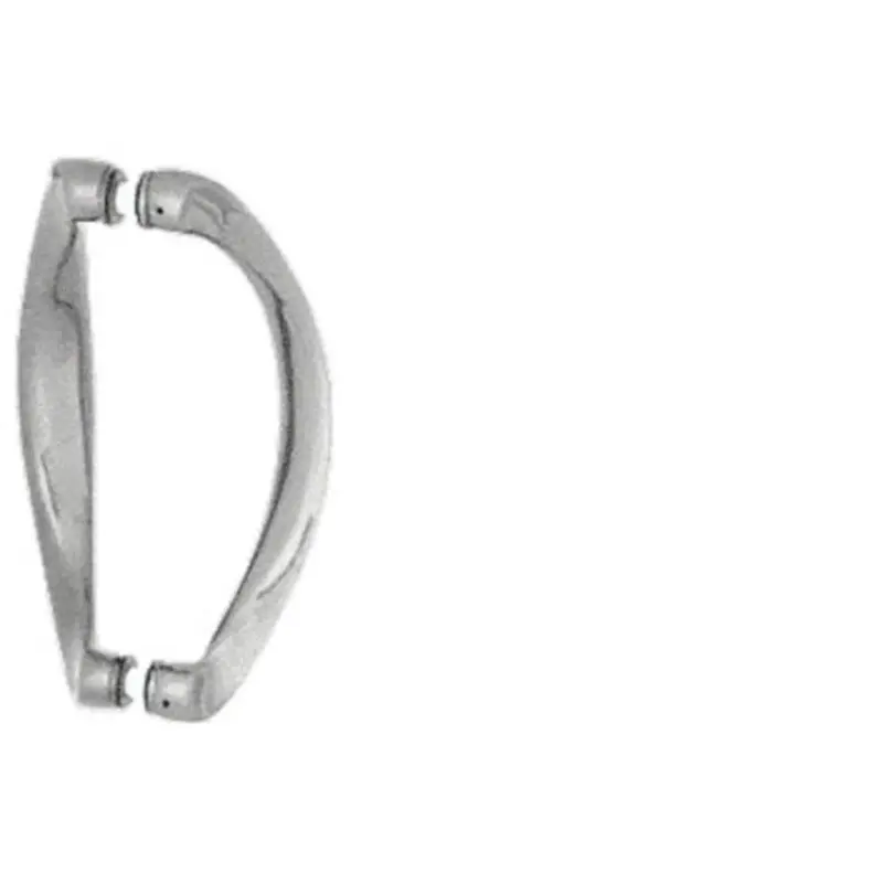 10-Inch Glass-Mounted Sculptured Pull Handle For Frameless Showers 1