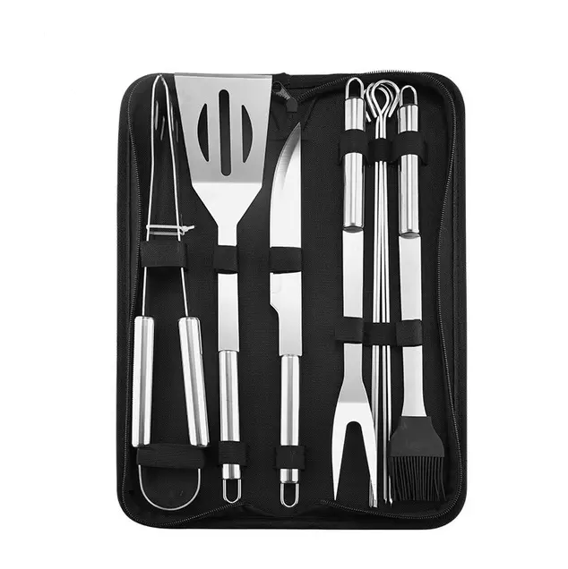 10-Piece Bbq Tool Set – All-In-One Outdoor Grilling & Baking Essentials 8