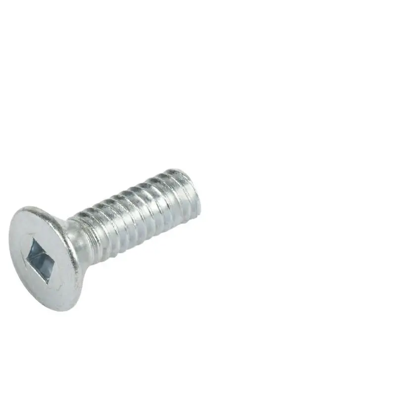 100-Pack Of 1-1/2" Long, 1/4-20 Thread Flat Head Steel Machine Screws 1