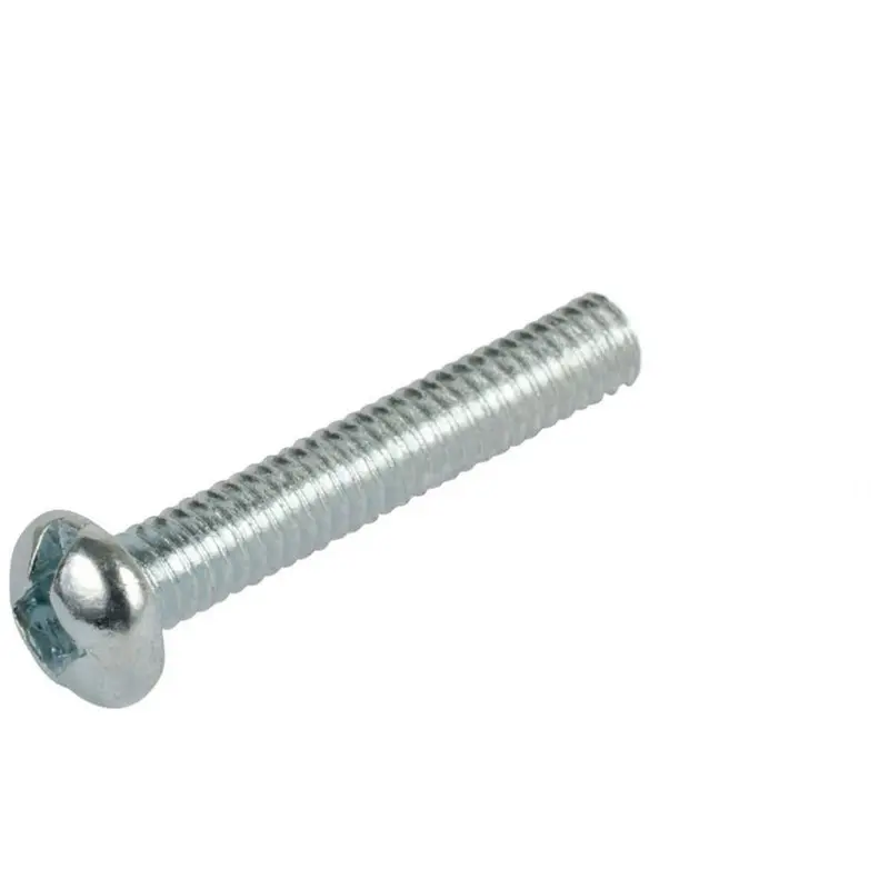 100-Pack Of 2" Long, 8-32 Thread Pan Head Steel Machine Screws 1