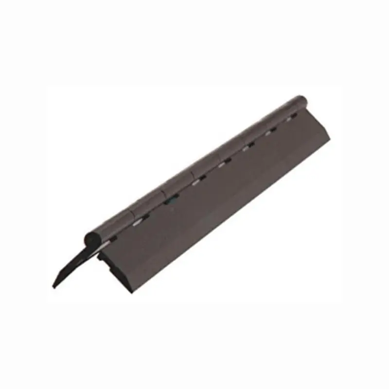 12" Black Acrylic Continuous Hinge For Seamless Door Installation 1