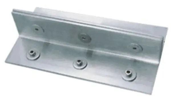 12" Fin-Style Top/Bottom Shoe Fitting For 3/4" Glass Panels 1