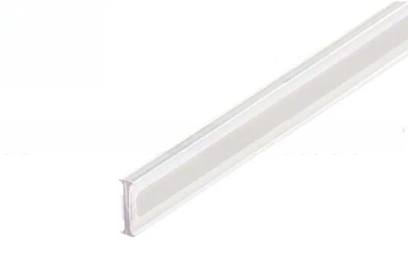 180° Inline Glass Connector – Partition Strip For 1/2" (12Mm) Tempered Glass Walls 1