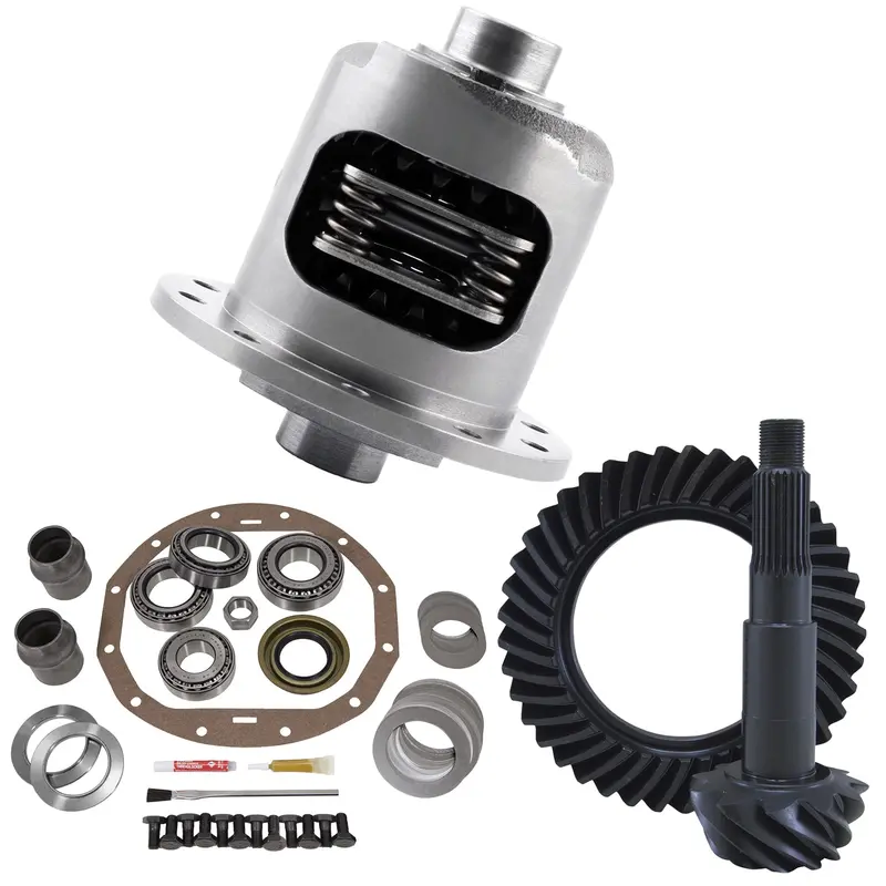 1964–1972 Gm 8.875" 12-Bolt Rear Axle Gear & Positraction Limited-Slip Kit With Installation Components 1
