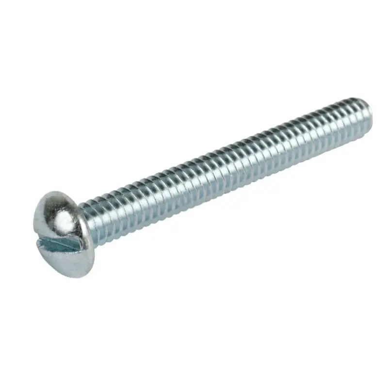 2" Long, 12-24 Thread Pan Head Steel Machine Screw 1