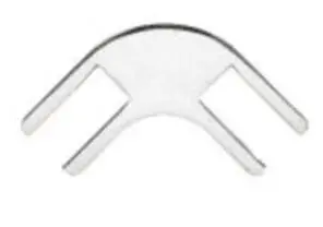 23.75-Inch Deluxe Bar Connector For 1/2-Inch Glass Furniture 1
