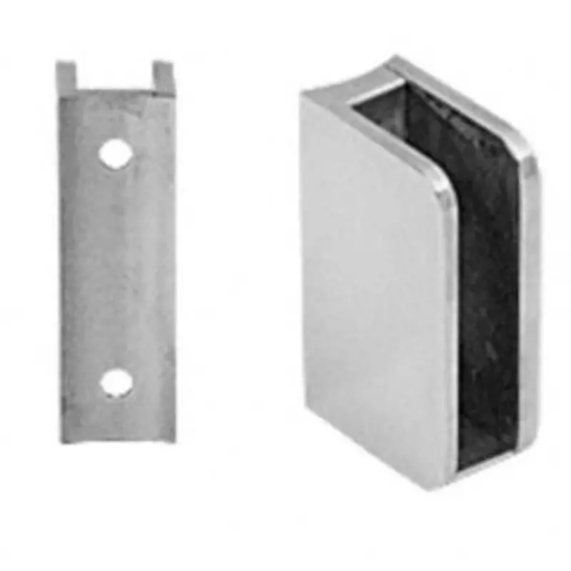 3/8" Left-Hand Post-Mount Glass Clip 2