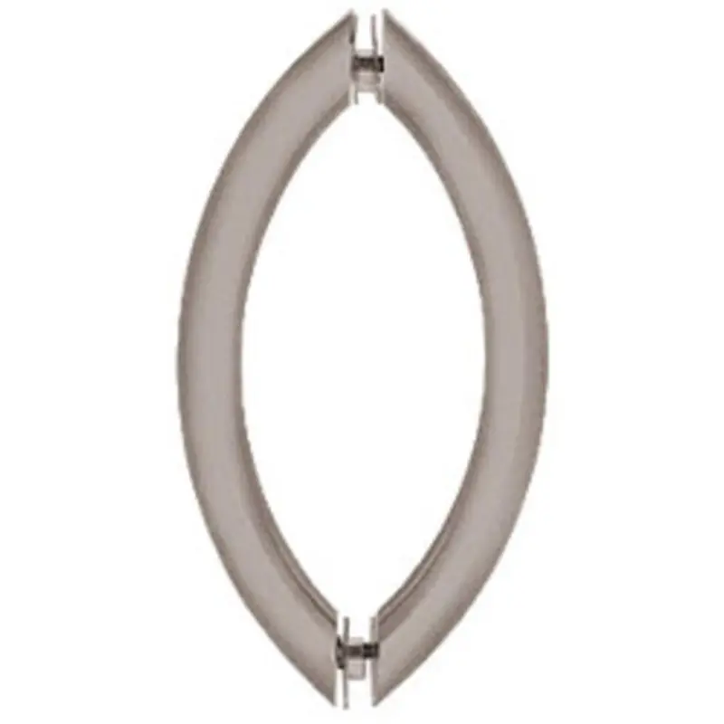 8" Crescent-Style Back-To-Back Shower Pull Handles 1