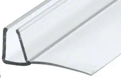 95" Clear Poly U-Channel – 1-3/4" (44Mm) Fin For 3/8" Shower Glass 1