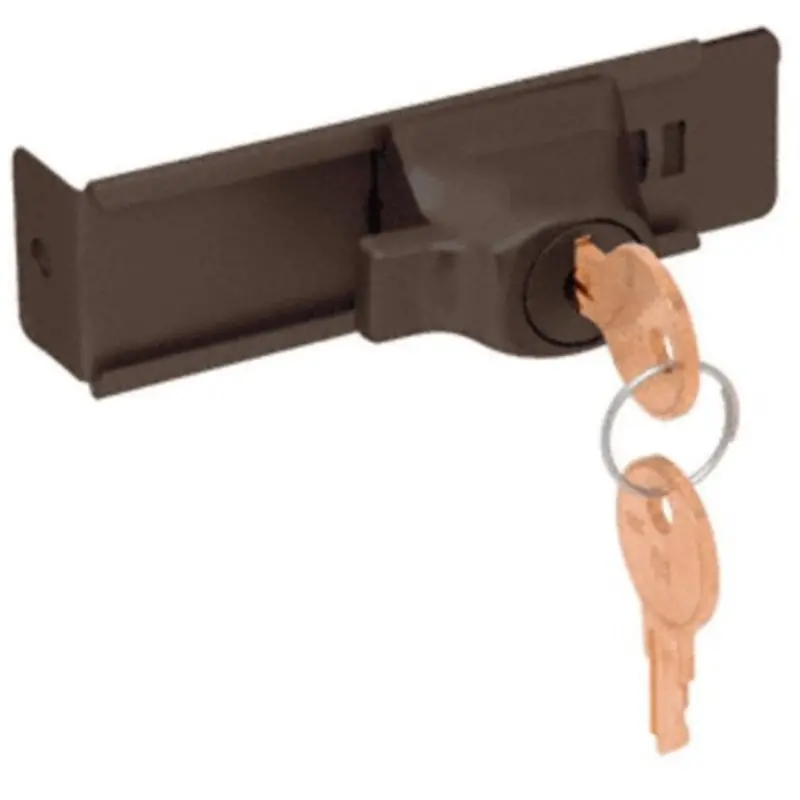 Adhesive Bronze Showcase Lock – Stick-On Security For Display Cases 1