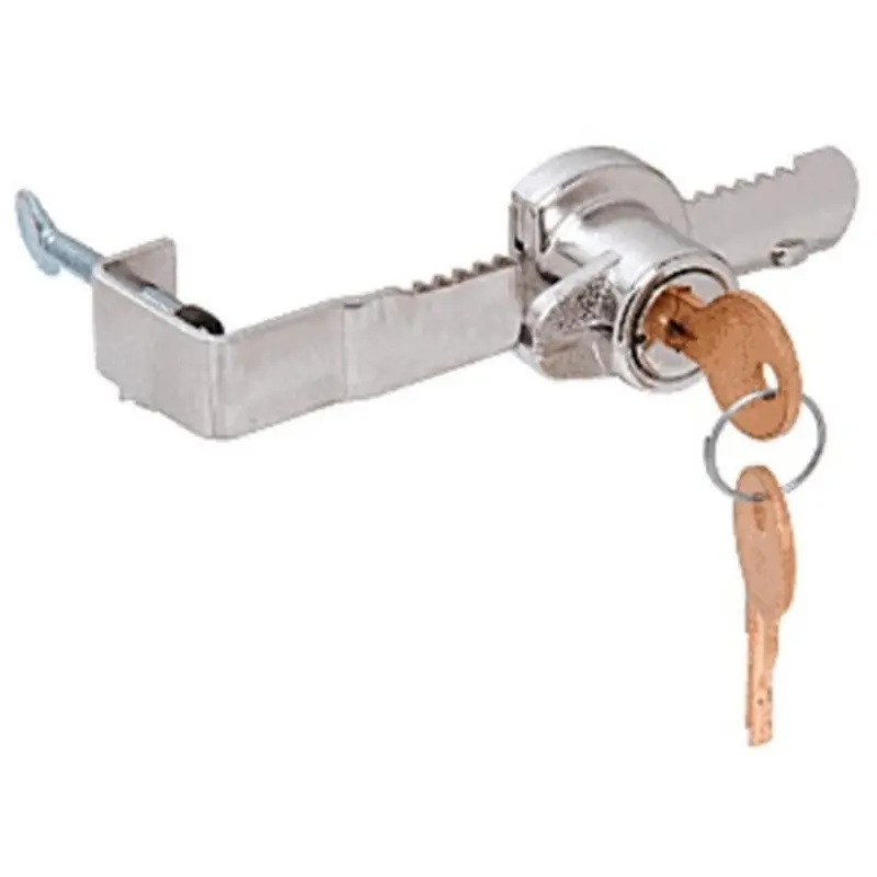 Adjustable Thumb-Screw Sliding Showcase Door Lock – Fits Doors Up To 1/2" Thick 1