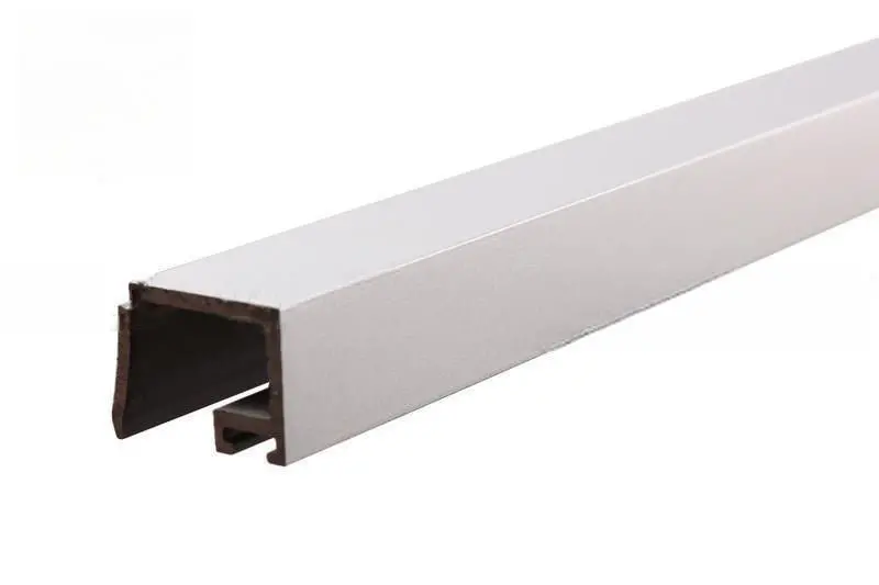 Alumicor Single Glazing Stop – Clear Anodized Aluminum Glass Stop For Commercial Storefronts 1