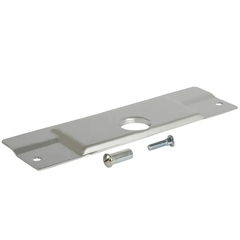 Aluminum Security Reinforcement Plate – 3-1/2" X 12" Heavy-Duty Latch Protector 1