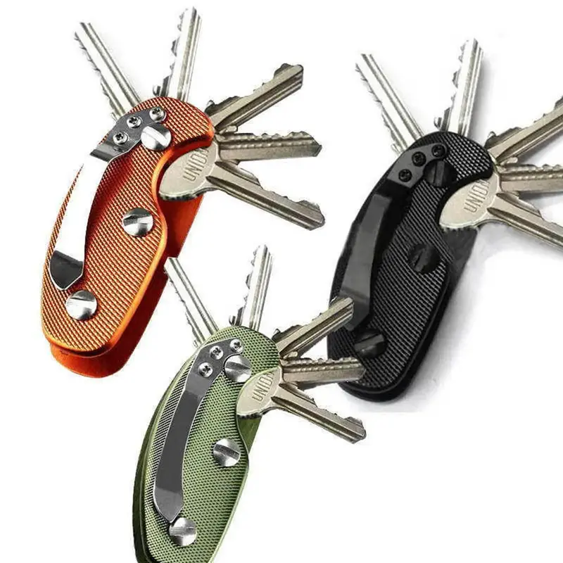 Aluminum Smart Key Organizer – Compact Portable Clip For Men & Women’S Everyday Carry & Gifting 1