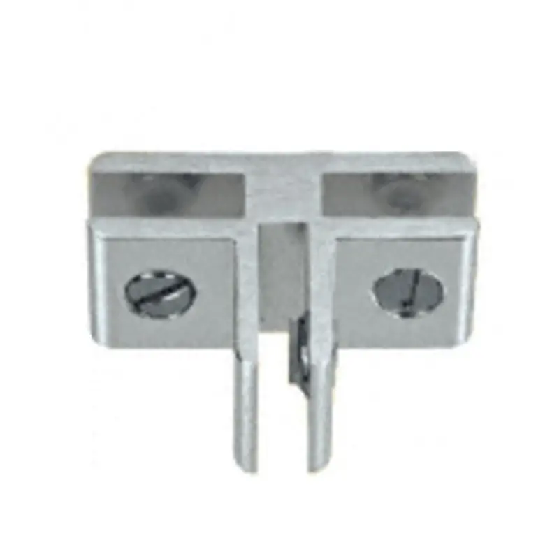Anodized Aluminum 3-Way 90° Glass Corner Connector 1