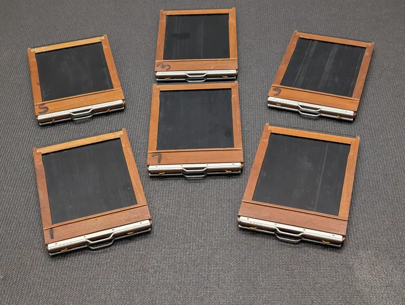Antique 4×5 Graphic Film Holders (C. 1927) – Fully Functional & Well-Preserved 1