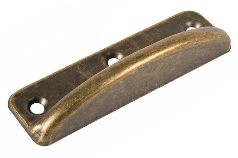Antique Brass Sash Lift For Double-Hung Windows – 4-1/8" Sliding Window Handle Replacement 1
