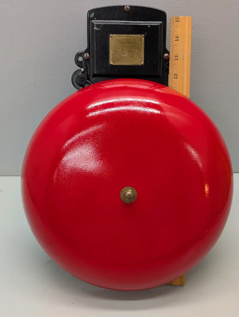 Autocall Model H Fire Alarm Gong – 12-Inch Restored Antique (C.1910) 1