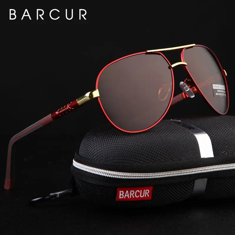 Barcur Aluminum Polarized Sunglasses For Men And Women 1