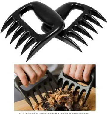 Bear-Claw Style Meat Shredder Tool For Barbecue Prep 3