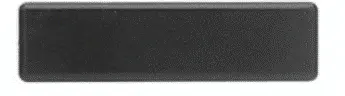 Black Arm Cover Plate For European-Style Glass Door Hinges 1