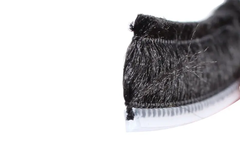 Black Fringe Weatherseal With Extruded Bead For Door Frames 1
