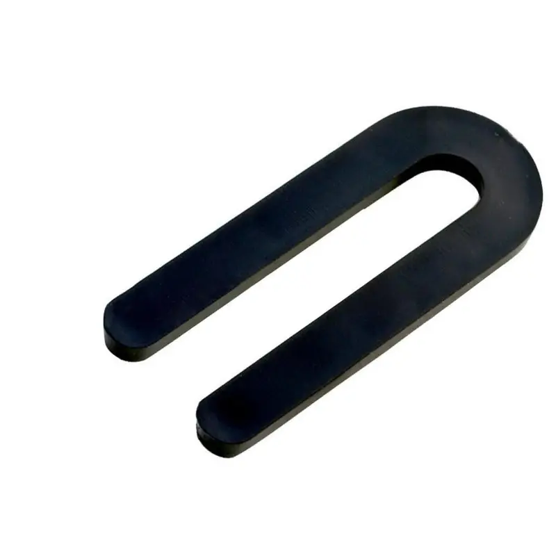 Black Rubber Horseshoe Shims — 1/4" × 3-1/2", 500-Pack 1