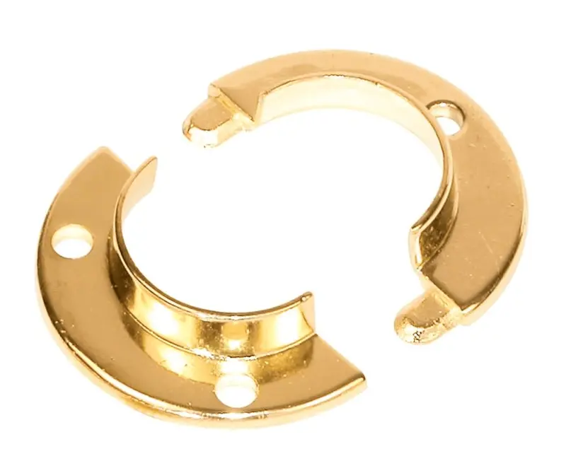 Brass Closet Rod Socket Mounting Bracket 1