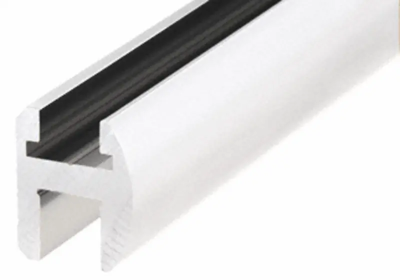 Brite Anodized Deluxe Shower Door Header Kit – 144-Inch Length 1