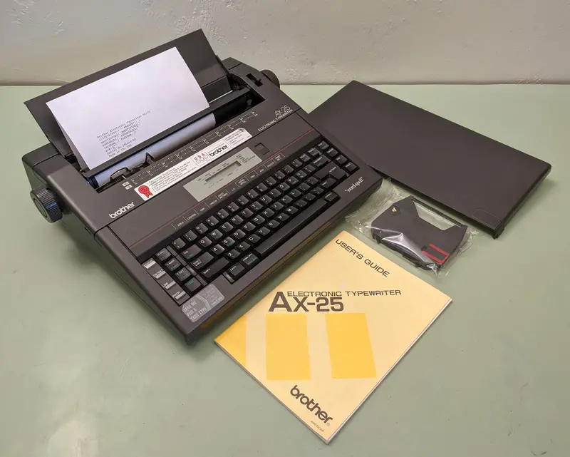 Brother Correctronic Ax-25 Daisy Wheel Typewriter – Usa-Made Word Processor Alternative 1
