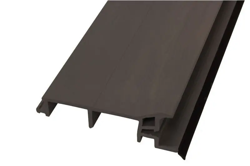 Brown Residential Vinyl Door Threshold (2" X 6") — Wall-Mount Entry Sill 1