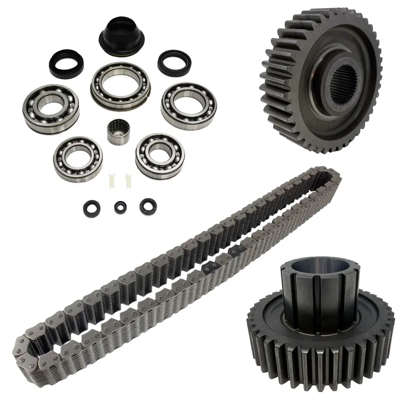 Bw4446/Bw4447 Transfer Case Rebuild Kit With Bearings, Seals, Chain, And Sprockets 1