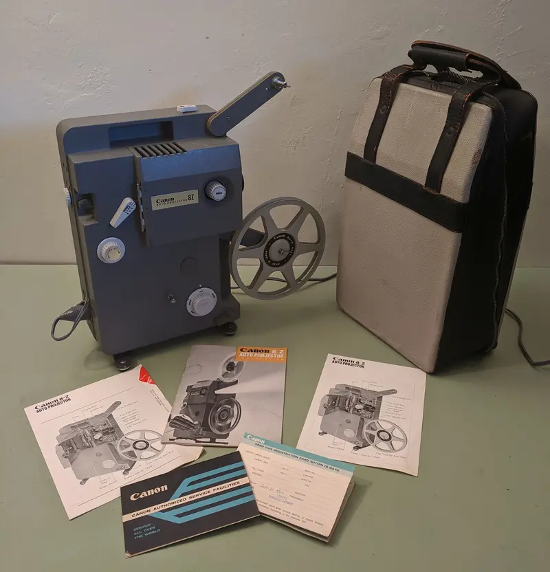 Canon 8Z Auto-Loading 8Mm Film Projector For Home Cinema 1