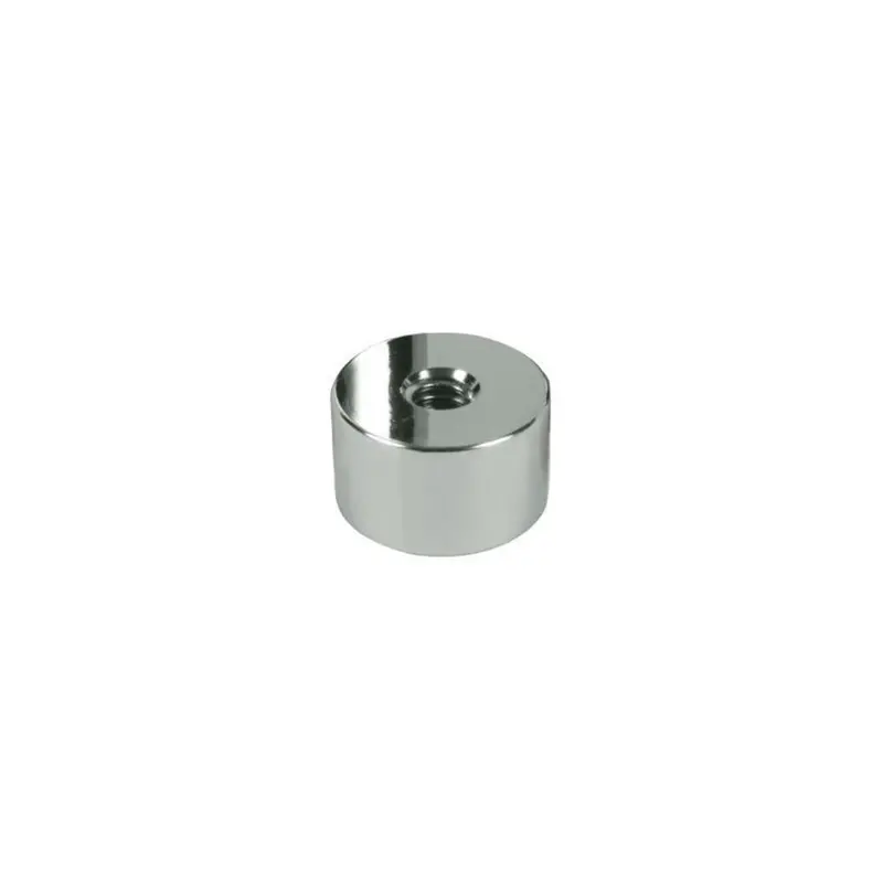 Chrome Standoff Base – 1-1/4" Diameter × 1/2" Height 1