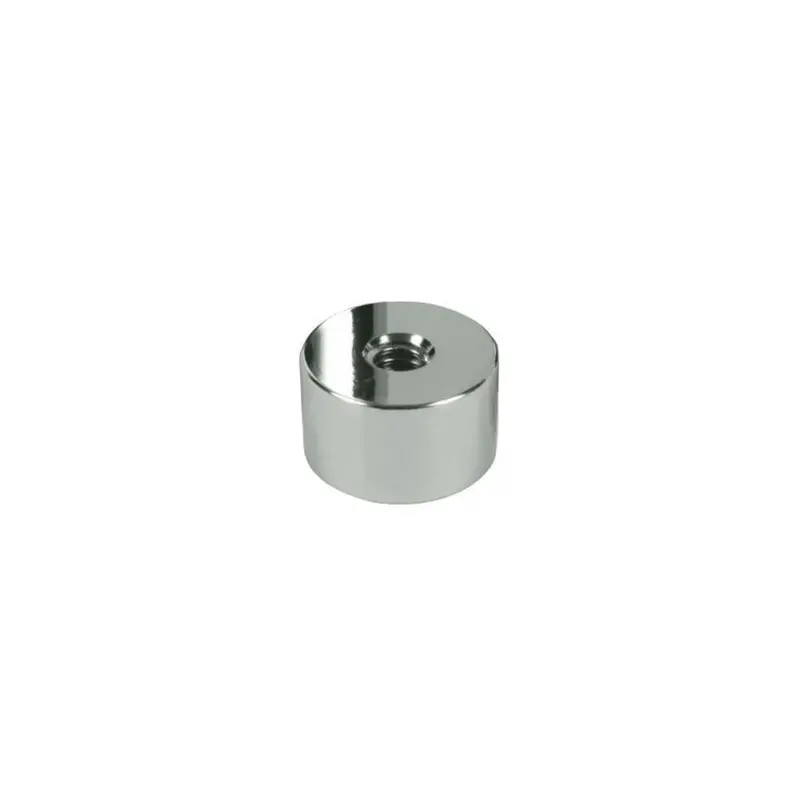 Chrome Standoff Base – 1-1/4" Diameter × 1" Height 1