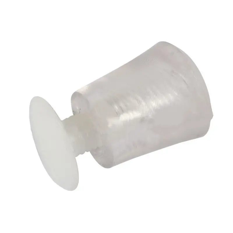 Clear Acrylic Finger Pull With Mounting Screw 1