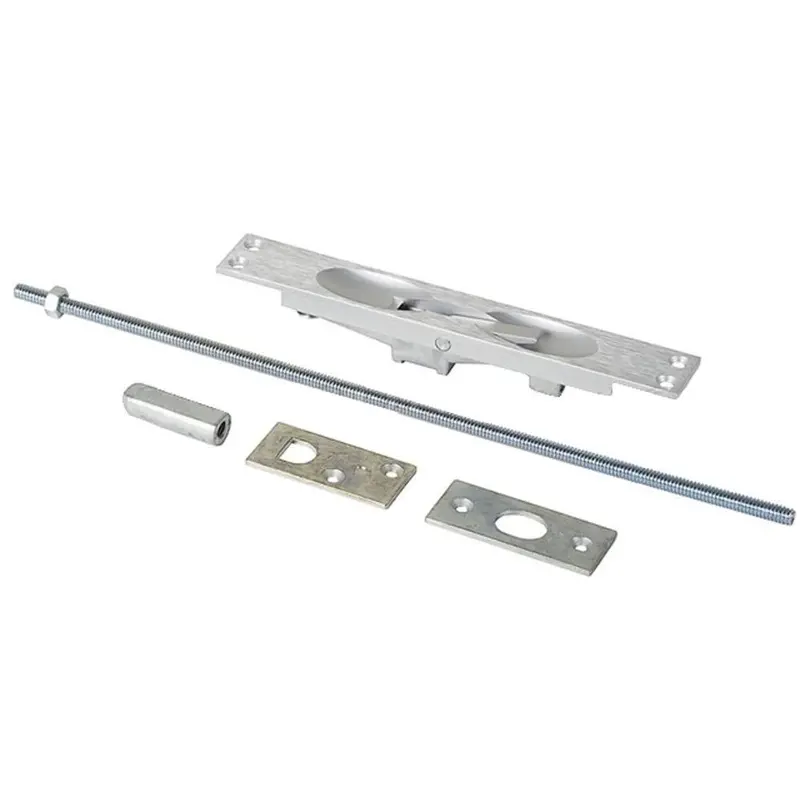 Commercial Flush Bolt – Satin Nickel Manual Surface Bolt For Exit Doors 1