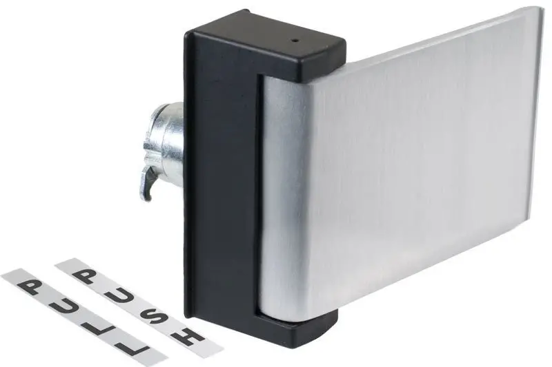 Commercial Right-Hand Aluminum Paddle Handle With Cam For Storefront Doors 1