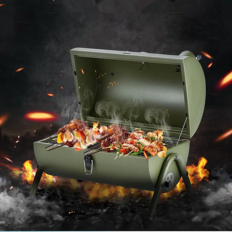 Compact Portable Bbq Grill – Patio, Camping & Picnic Stove For 3–5 Guests 1