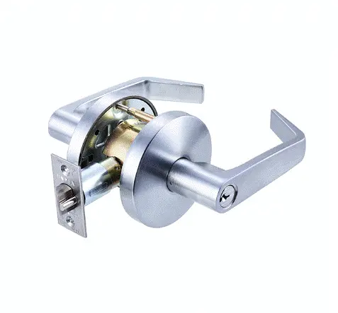 Dorex Fh80 C26D Satin Chrome Storeroom Lever Lock – Medium-Duty 1