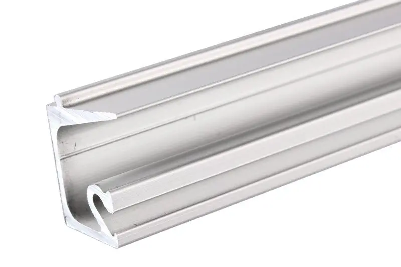 Dorland Clear Anodized Single Glazing Stop – Low-Profile Glass Edge Support 1
