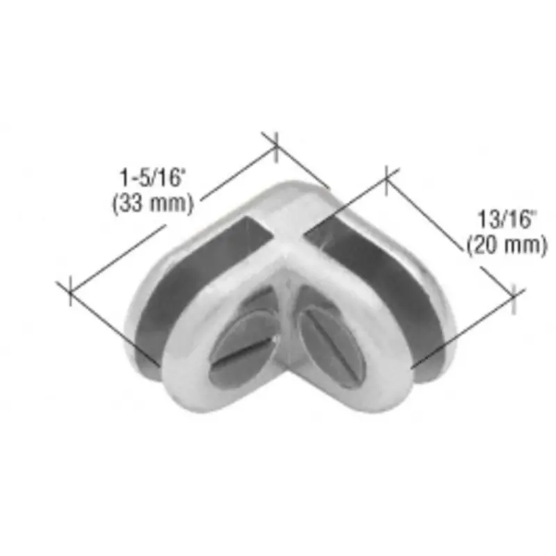 Dual-Port 90° Display Connector – Slim Aluminum Junction For Modular Retail Displays 2